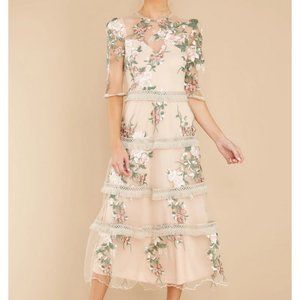 Medium Floral Spring Dress